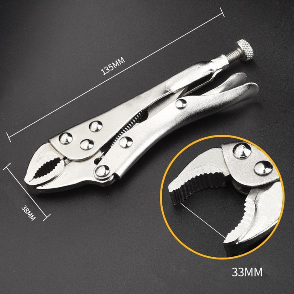 Hardware Clamp Tool Multifunctional Straight Jaw Locking Pliers Curved Hand Tools