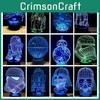 Night 3d Element Light Led Lamp Bedroom Decoration Gift Creativity