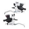 SHIMANO ST Манетки Серебристый Комплект Левая и Правая 3x8 скоростей 2 пальца ESTM3102PTA3S ST-M310
