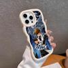 Yugioh Seto Kaiba Phone Case for iPhone 17 16 15 14 13 12 11 Air Pro Max Plus White Soft TPU Wavy Edge Cover
