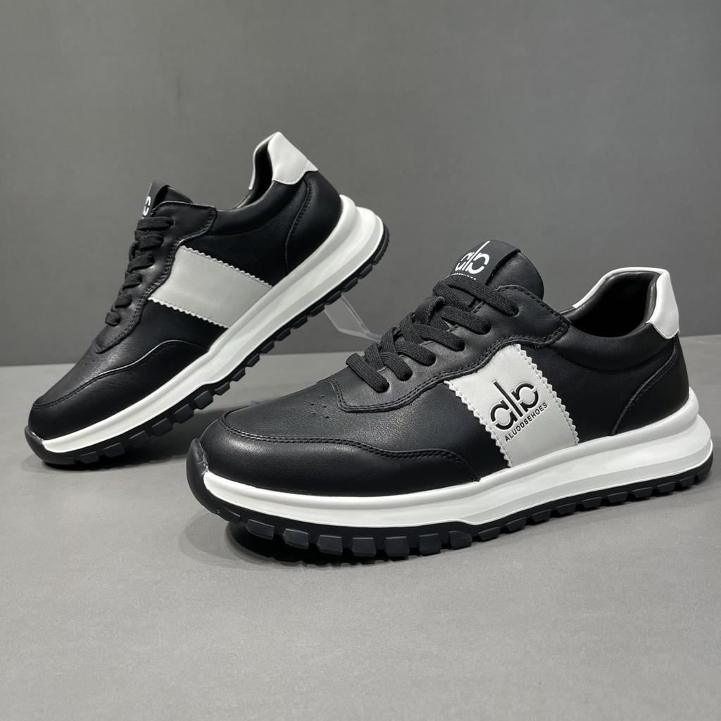 Leather men's shoes 2026 autumn new Forrest Gump casual shoes versatile sports shoes men