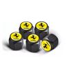5Pcs Aluminum Alloy Car Wheel Tire Valve Cap Dustproof Cover For Ferrari Roma 488 Portofino F8 Spider SF90 488 612 F12 Accessory MQ4