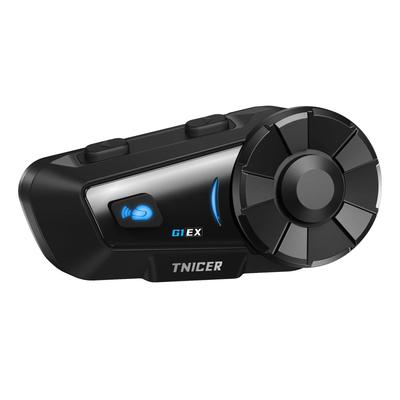 TNICER Мотоциклетная гарнитура Income G1EX Income Устройство связи Bluetooth 5.2, Одновременный вызов 6 человек, Одна кнопка