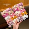 Случайные милые и стильные заколки-бантики 20 цветов с модными аксессуарами для волос, подходящие для повседневного использования