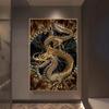 Modern Retro Chinese Dragon Canvas Painting Posters and Prints Wall Art Picture for Living Room Home Wall Decoration Cuadros