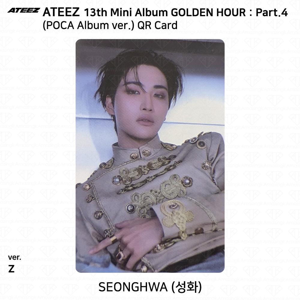 ATEEZ 13-й мини-альбом Golden Hour Часть 4 POCA Альбом версия. Фотокарта