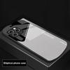Кожаный элемент сетки для iPhone 16 Pro Max 15 Pro 14 13 12 Mini 11 XS Max XR 7 8 Plus SE 2022 Эллиптический стеклянный чехол для телефона