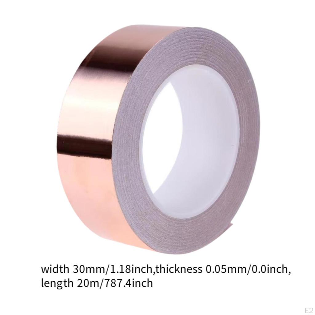 Медная лента самоклеящаяся Emi экранирующая поверхность проводящая металлическая фольга для паяльной цепи
