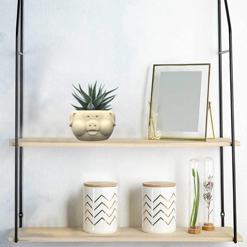 3D Silicone Mold Silicone Casting Mould Cute G Shape Silicone Craft Molds for Making Concrete Resin Flowerpot