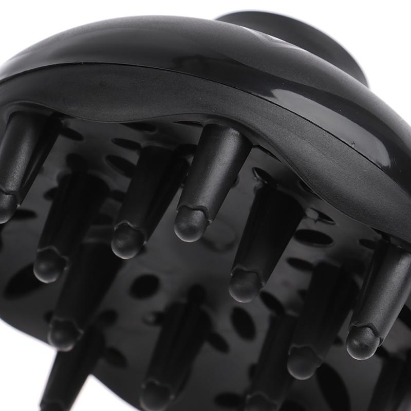 1 шт. Диффузор для волос Профессиональный Стайлинг для волос Сушка для локонов Диффузор Универсальный Парикмахерский Фен Стайлинг Салон Инструмент для кудрей Черный