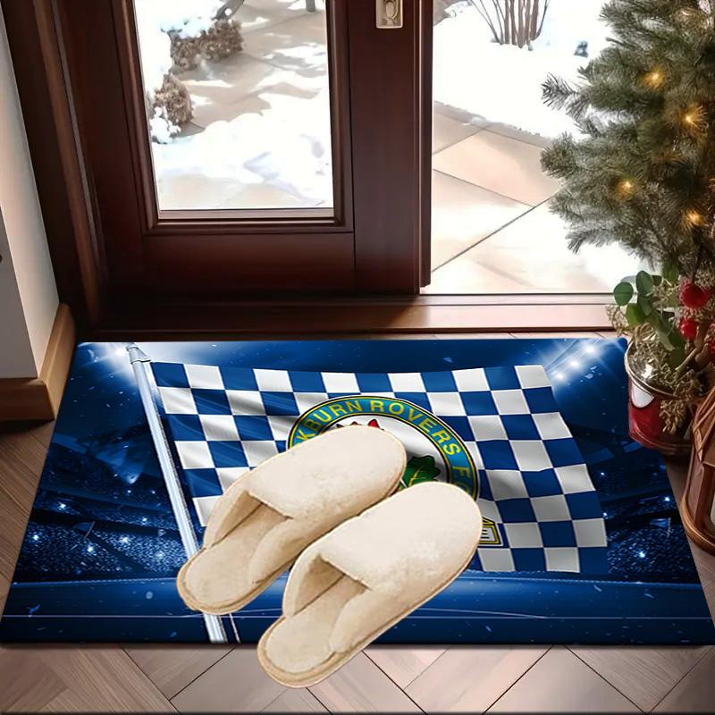 Blackburn Rovers Area Rug for Office, Chair Rug, Decorative Carpet Livingroom Mat, Large Size Fan gifts Christmas gifts