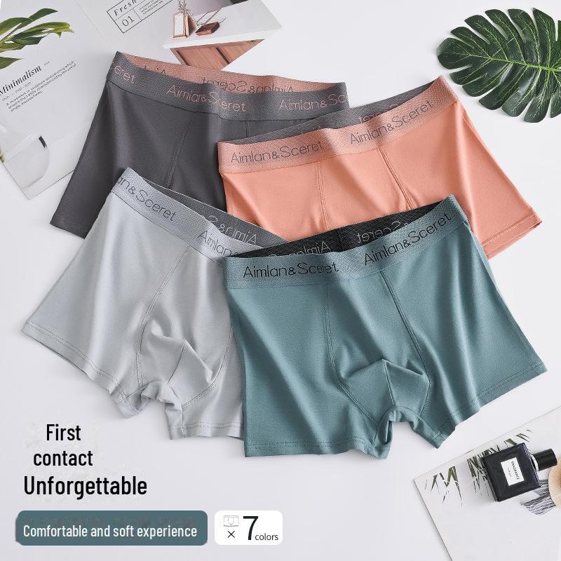 Мужские боксеры Bonas из чистого хлопка — дышащее, свободное нижнее белье для молодежи