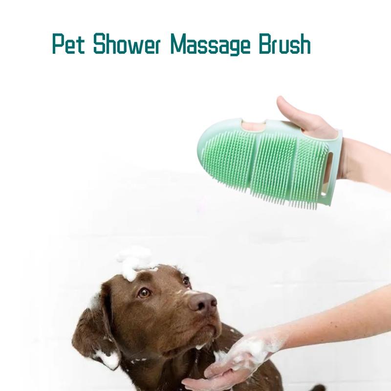 Pet Bathing Brush Soft Silicone Massager Gloves Shower Gel Bathing Brush Clean Tools Comb Dog Cat Cleaning Grooming Supplies