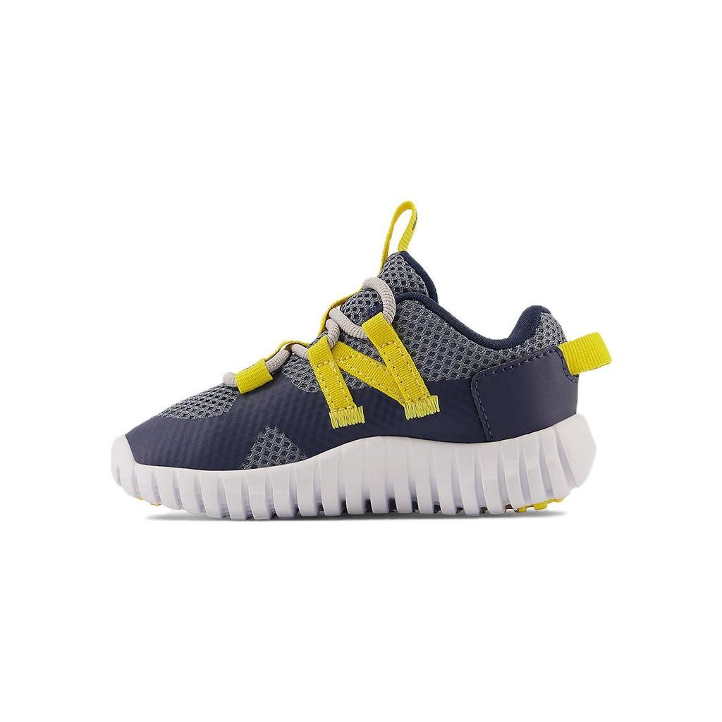 New Balance NB PLAYGRUV V2 Низкие Беговые Кроссовки Серый Желтый Для Младенцев и Малышей ITPGRVAB