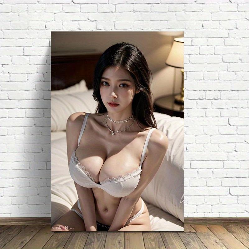 Modern Wall Art Canvas Painting Home Decor for Women Frameless Decorative Sign for Bedroom Living Room Gift