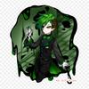 Antisepticeye Fanart Girl Fan Art Iron On Heat Transfer Printing Vinyl Patches Sticker for Clothes DIY Appliques Washable Patches