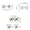 Five Pointed Star Jeans Buttons Butterfly Adjustable Pants Pins Fixed Waist Tightening Tool Safety Pins Dress Decoration
