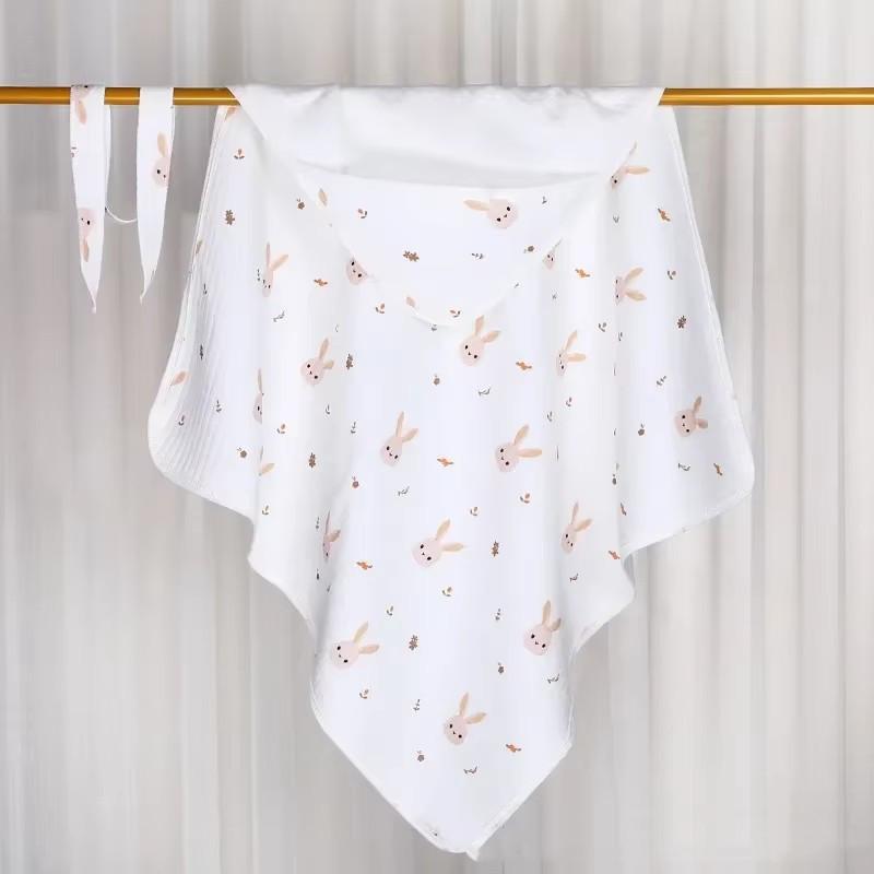 Kawaii Baby Младенческая Хлопковая Безопасная Мягкая Муслиновая Пеленка Одеяло Банное Полотенце Мультяшное Животное Медведь Дракон Подгузник Обертывание Ткань Постельное Белье