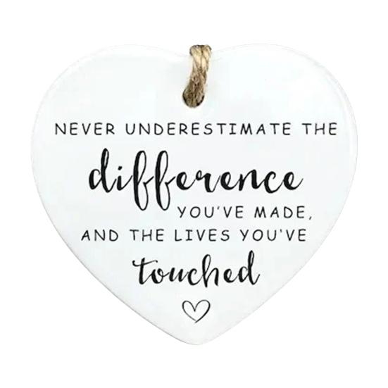 Подарок в форме сердца, подвесное акриловое украшение, подарок на день рождения, лучший друг