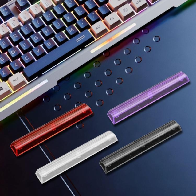PC Кристаллическая Космическая Клавиша Пробела Высокая Прозрачность 6.25U для Точного Ввода Клавиша Пробела для Геймеров и Программистов