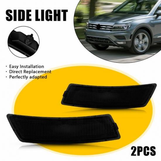 Задние корпуса передних габаритных огней, дымчато-черные, для VW Tiguan 18+, Beetle 12-19