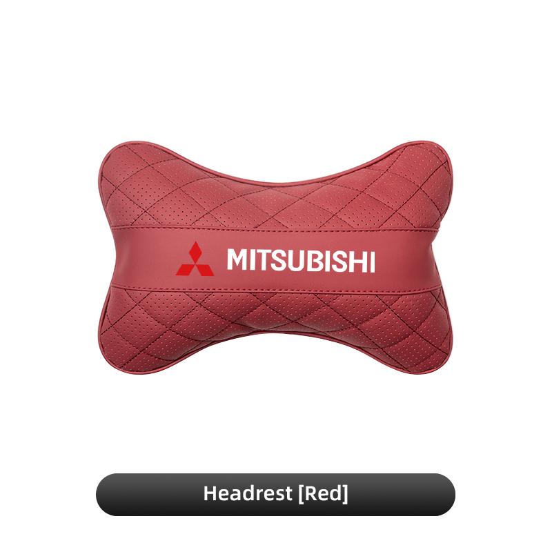 cxfnzt1 Leather Car Seat Headrest Comfortable Lumbar Support For Mitsubishi Eclipse Lancer Outlander Pajero ASX Colt I200 Ex Star Mirage