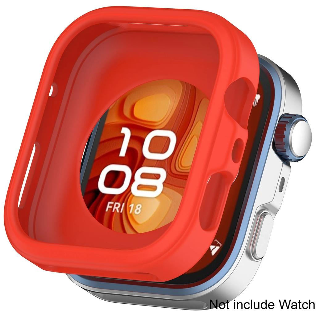 1 шт. Мягкий силиконовый полый чехол-бампер для умных часов Huawei Watch Fit 4 4Pro Защитный чехол-аксессуар для Huawei Watch Fit4 Pro