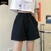 Girls Summer Wear Loose Wide Leg Pajama Pants Wear High Waist Slimming Sports Hot Pants