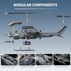 MISINI M8024 AH-1W Super Cobra Военный вертолет с вооружением, Набор строительных блоков, 958 деталей, Военный, Средний размер 1:Набор строительных блоков "Вертолет" масштаба 1:35, Идеальный