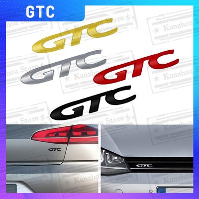 1 шт. Металлический логотип GTC для Zafira Mokka Meriva Insignia Corsa Astra Adam Vauxhall Эмблема Наклейка на переднюю решетку автомобиля задний багажник