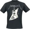 Футболка Metallica Папа Хет Гитара Логотип Группы Официальная Мужская Черная