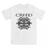 Мужская Женская Футболка с Логотипом Группы Creed Одежда Новинка Винтаж 90-е Рок Футболки Футболка Одежда Новое Поступление