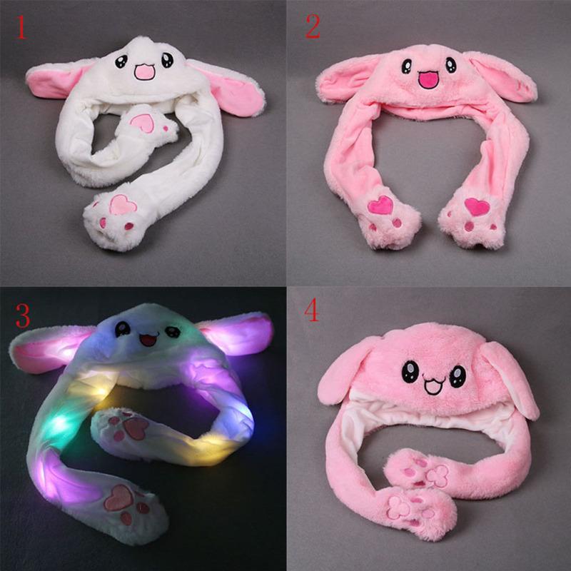 Милый мультфильм Dance Ears Rabbit Beanie Hat Airbag Cap