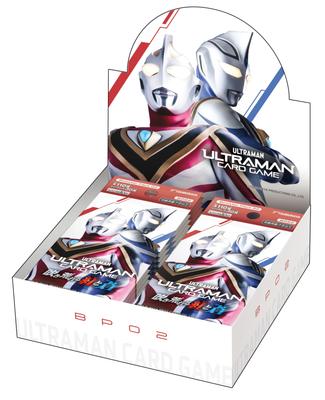 Tsuburaya Productions Карточная игра Ультрамен Бустерный набор 02 Штормовой красный и синий Включено 24 упаковки (Цубурая) [BP02] (BOX)