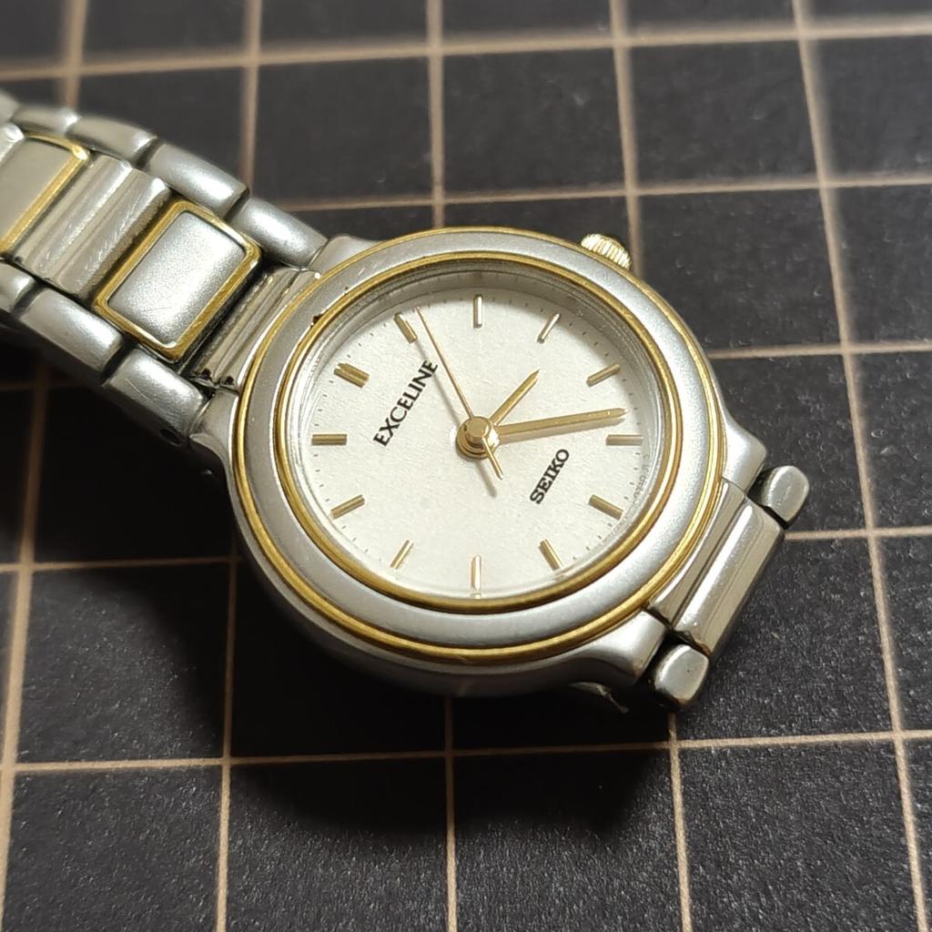 SEIKO EXCELINE Винтажные Часы Новое Управление K26e [Рабочее Состояние] Женские 4N21-0320, Батарея