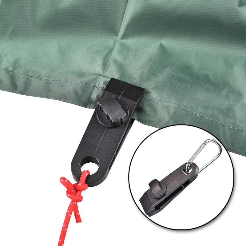 10 pcs Outdoor Tents Plastic Retaining Clips Premium Lock Grip Canopy Clamp for Awnings Camping Tarps  accessories