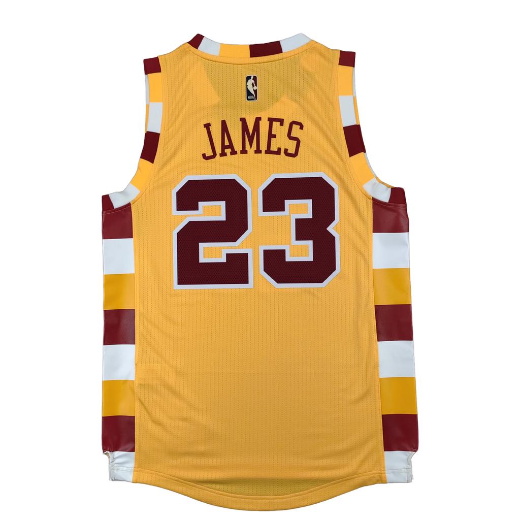 Adidas X Сотрудничество НБА Леброн Джеймс Кавальерс Сезон 15-16 Макдональдс Ретро Свингмен Термопресс Комфортная Баскетбольная Майка AS8145