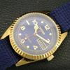 ВИНТАЖНЫЕ ВОССТАНОВЛЕННЫЕ ЯПОНСКИЕ МУЖСКИЕ ЧАСЫ CITIZEN AUTOMATIC 8200 С СИННИМ ЦИФЕРБЛАТОМ a445351-1