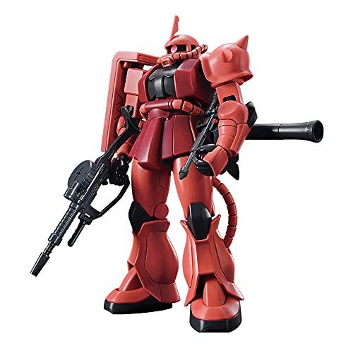 BANDAI SPIRITS Пластиковая модель HGUC Mobile Suit Gundam Char's Zaku II в масштабе 1/144 с цветовой кодировкой