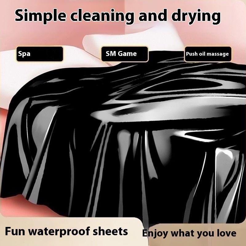 Настоящая водонепроницаемая ПВХ простыня для взрослых, покрывало для кровати для парных игр, плоская простыня, накидка для масляного СПА, двуспальная, односпальная, размера «квин», покрывало