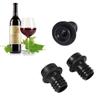 3pcs Resealable Silicone Vacuum Wine Stopper Leak-Free Sealed Bottle Topper Simple Bottle Corks  Bar
