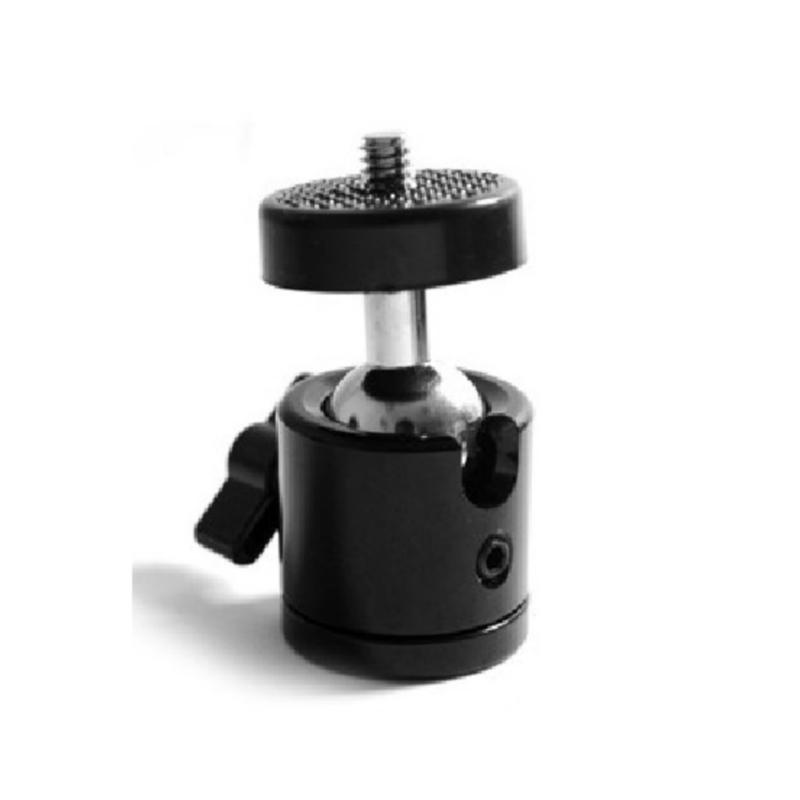 1pcs Camera Tripod Mini Ball Head 1/4" Mount for SB800 SB900 580EX II Vidicon Flash
