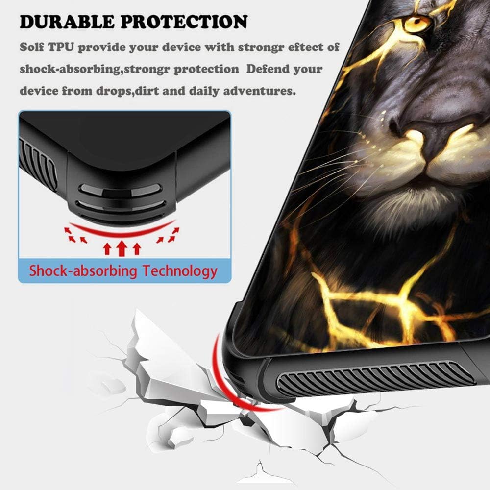 for iPhone 7/8 Plus Case, Military-Grade Protection, All-Around Shockproof Corners, Anti-Scratch Phone Case for iPhone 7/8 Plus, Magma Lion
