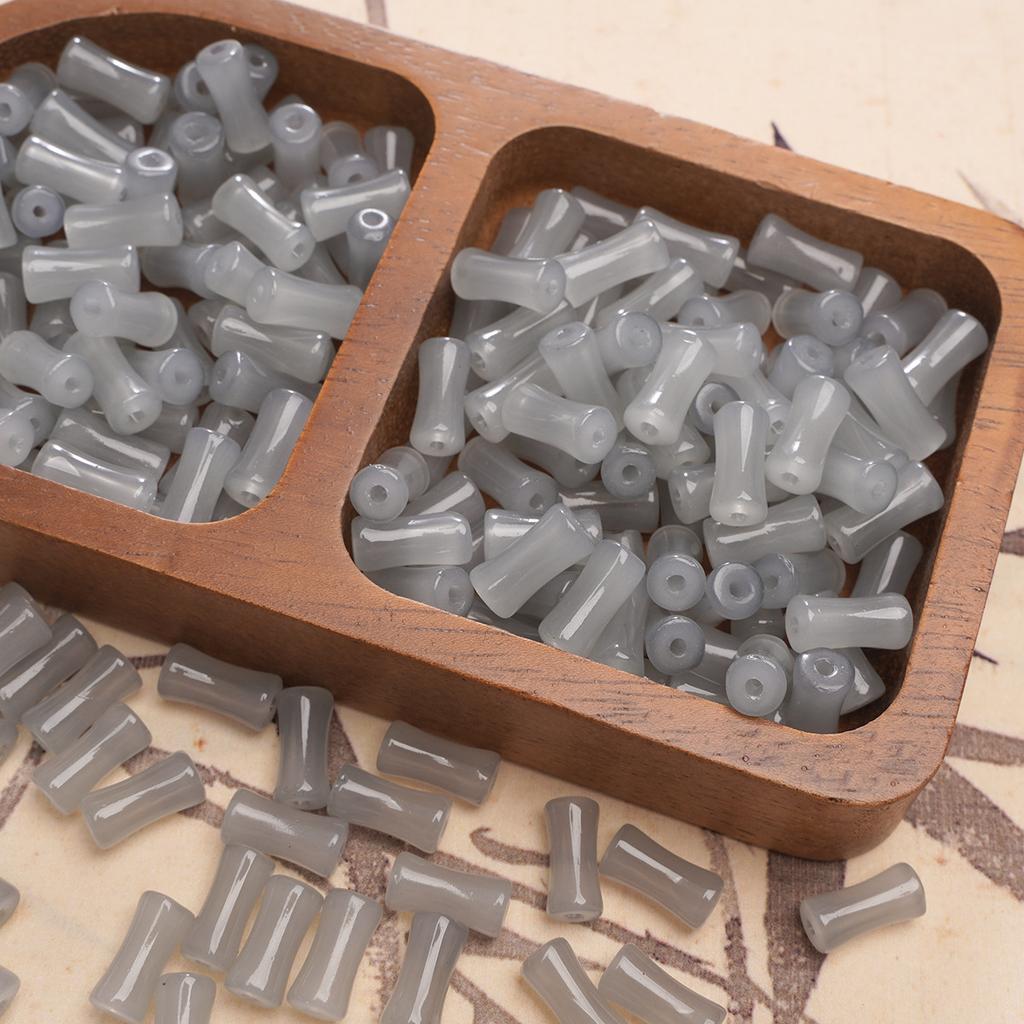 Стеклянные ореолы для окрашивания Бамбуковые бусины Бусины в старинном стиле Бусины ручной работы Аксессуары для бисера Глазурь Имитация нефрита Бусины Материалы