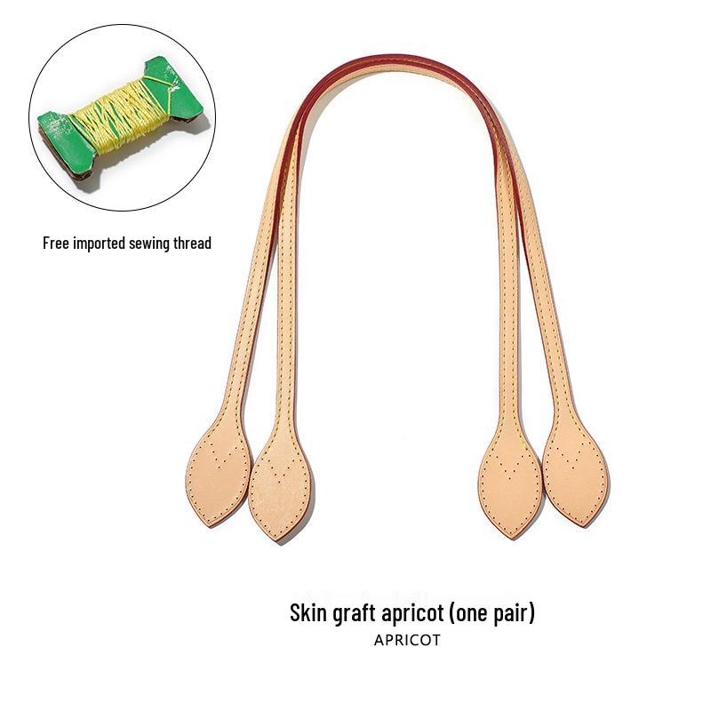 MHS-C-58 Сменный ремень из кожи растительного дубления для сумки через плечо Neverfull Checkerboard, ширина 1 см