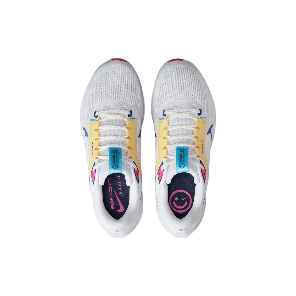 Nike Air Zoom Pegasus 40 White Deep Royal Pink Women Sneakers Photon-Dust Fierce-Pink Deep-Royal-Blue DV3854-105