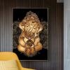 Nordic Golden Baby Ganesha Canvas Painting Posters and Prints Abstract Pictures For Modern Living Room Home Wall Art Decoration