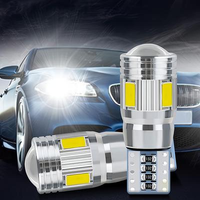 2X многоцветный автомобильный T10 5630 6SMD Canbus 194 W5W автоматический указатель поворота боковой фонарь номерного знака багажника парковочный светодиодный купольный фонарь для чтения