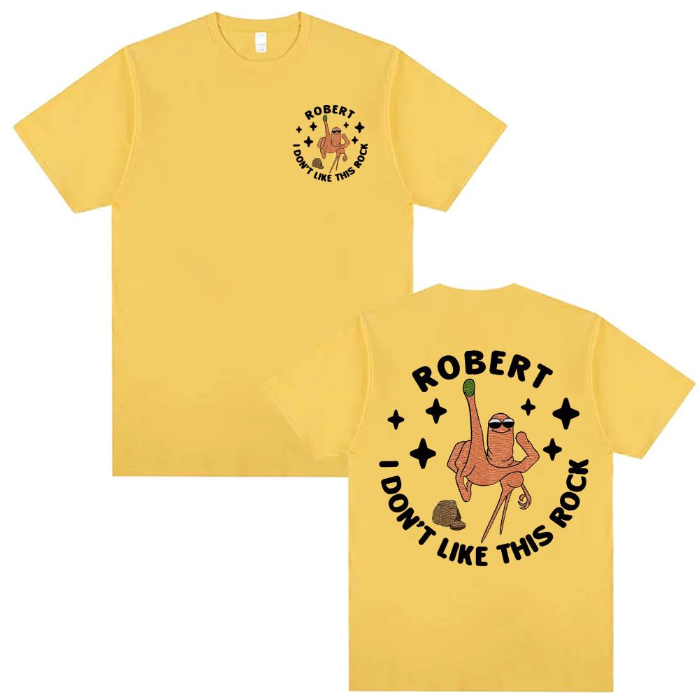 Funny I Dont Like This Rock Marcus The Worm Meme Merch Tee Shirt Men Women Clothing Vintage ONeck Summer Tshirts Streetwear