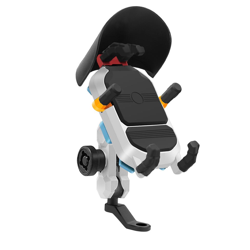 Motorcycle Phone Mount Holder Waterproof Motorcycle Cell Phone Holder Anti-theft 360° Rotation M10